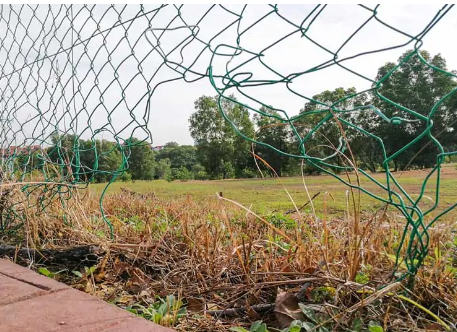 dziura w siatce, nowa siatka